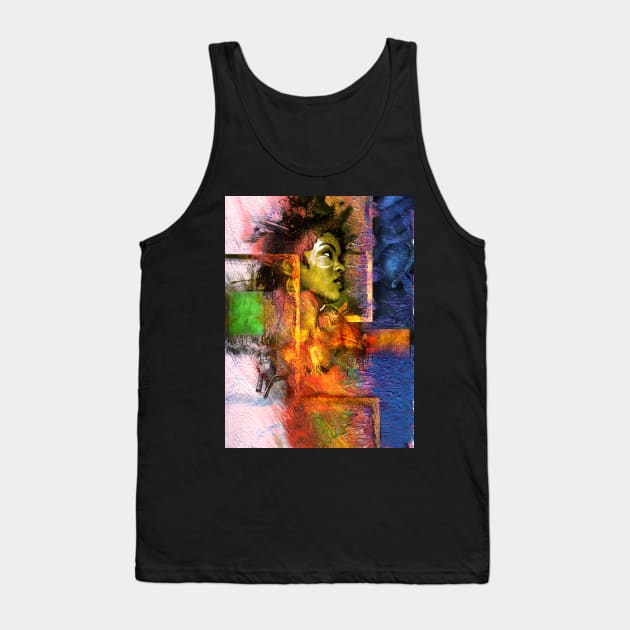 Mz Educate classic 90's hip hop Rap urban street wear Tank Top by Glass Table Designs